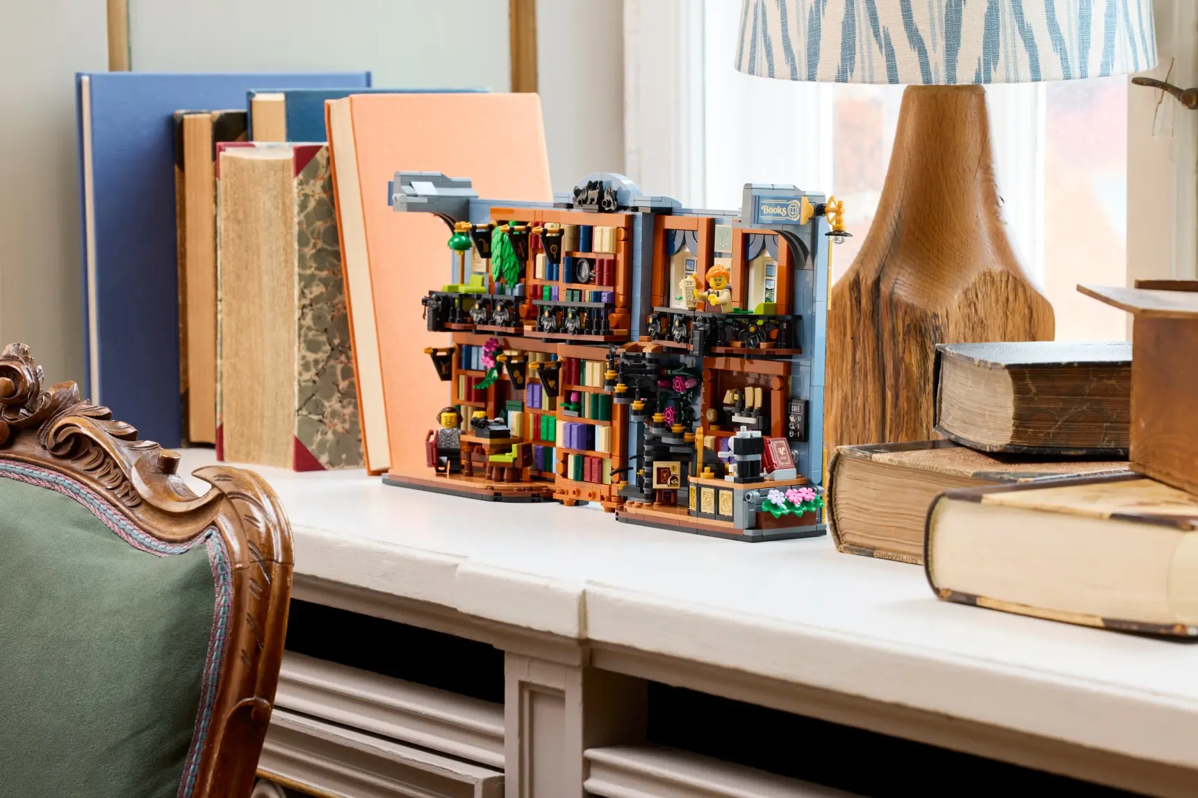 LEGO Libreria: fermalibri (11379) completamente montato