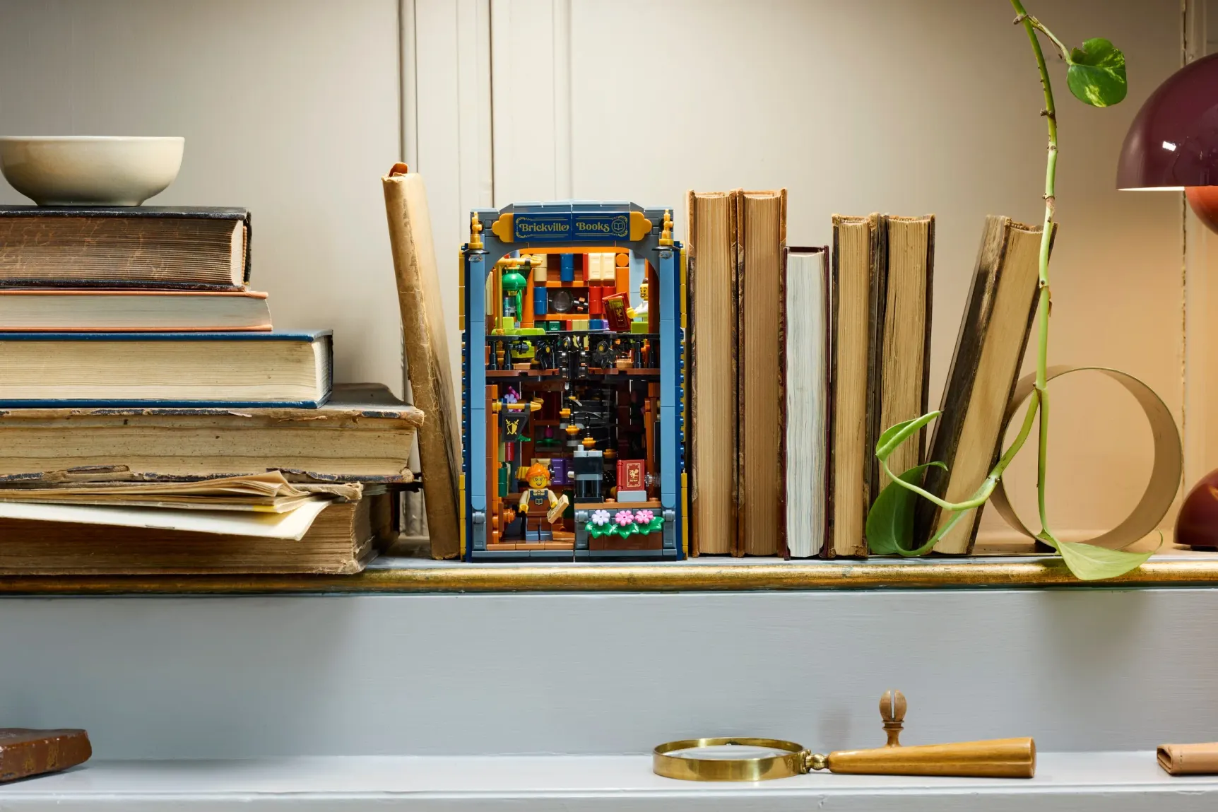 LEGO Libreria: fermalibri, dettaglio 3
