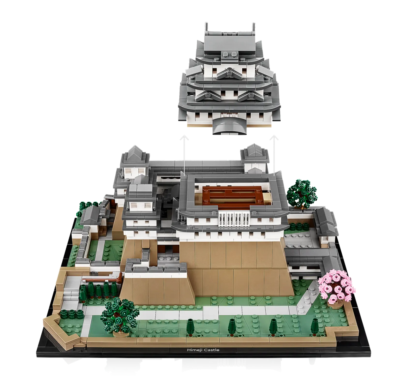 LEGO Himeji Castle, detail view 2