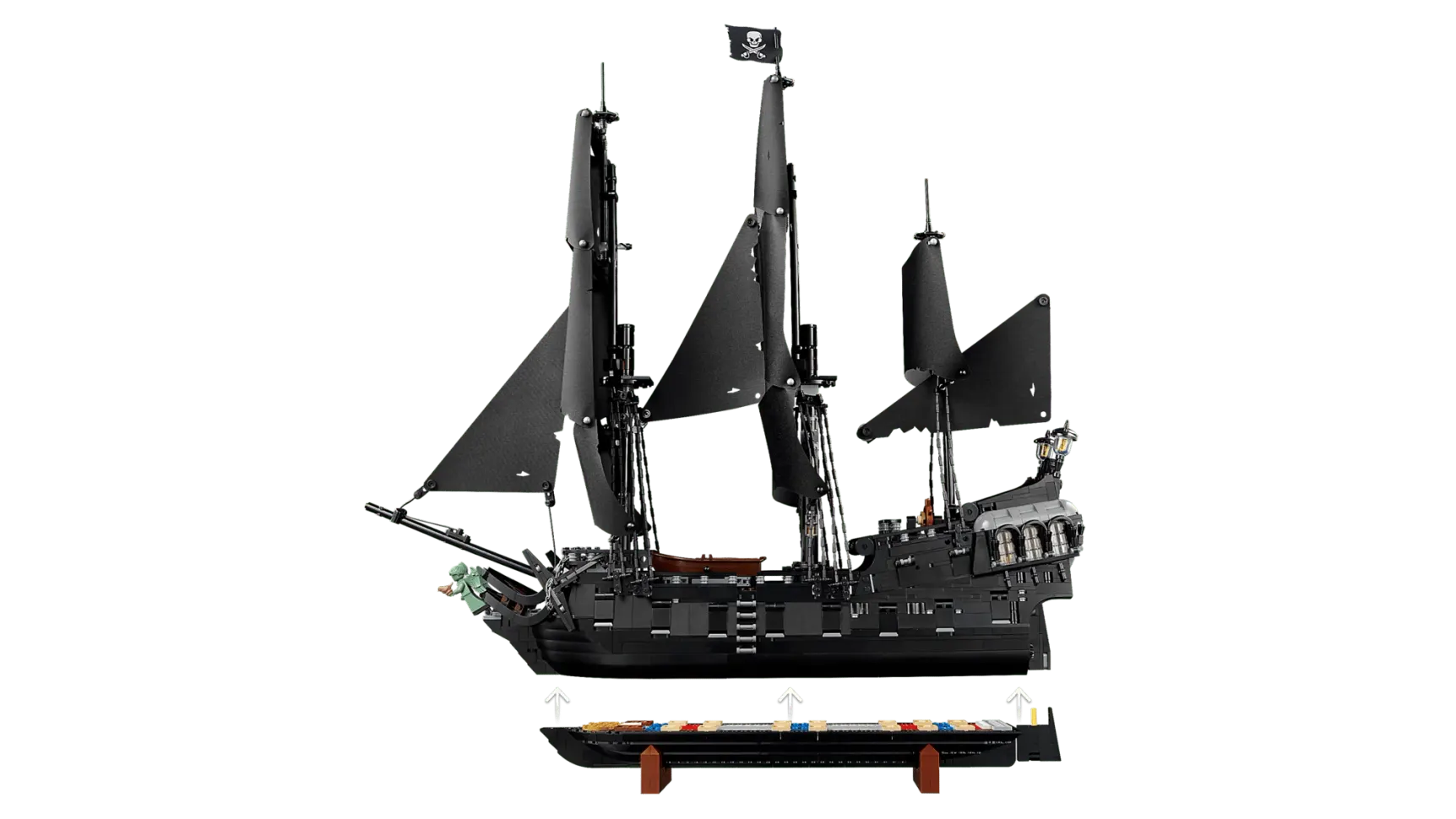 LEGO La nave pirata del capitano Jack Sparrow, dettaglio 1