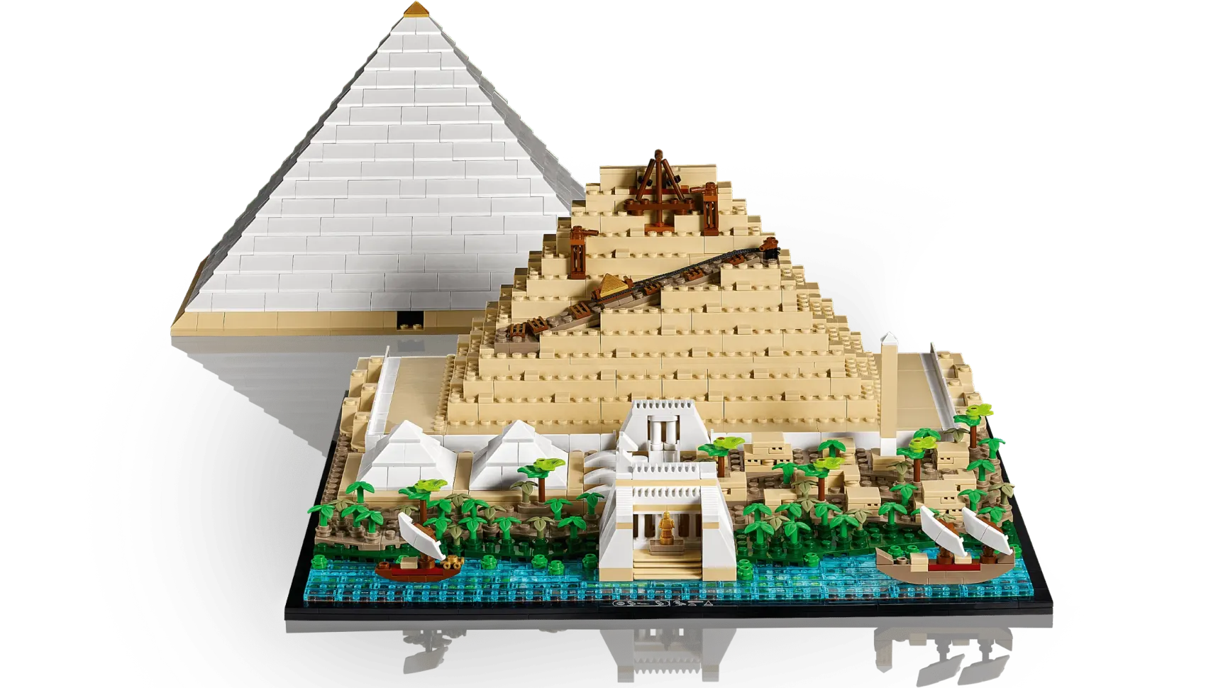 LEGO La grande pyramide de Gizeh, vue de détail 1