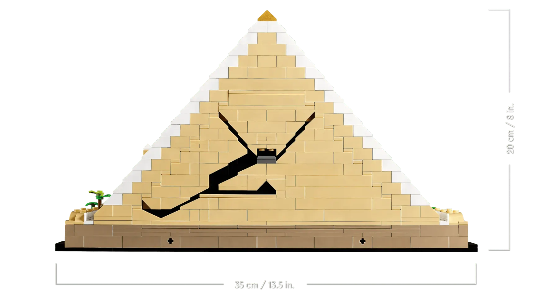 LEGO La grande pyramide de Gizeh, vue de détail 2