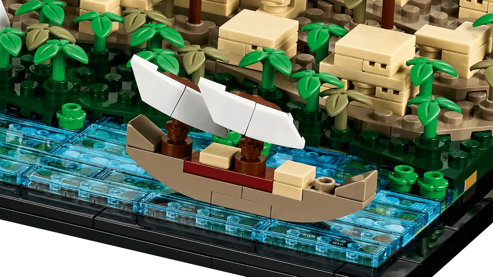 LEGO La grande pyramide de Gizeh, vue de détail 6