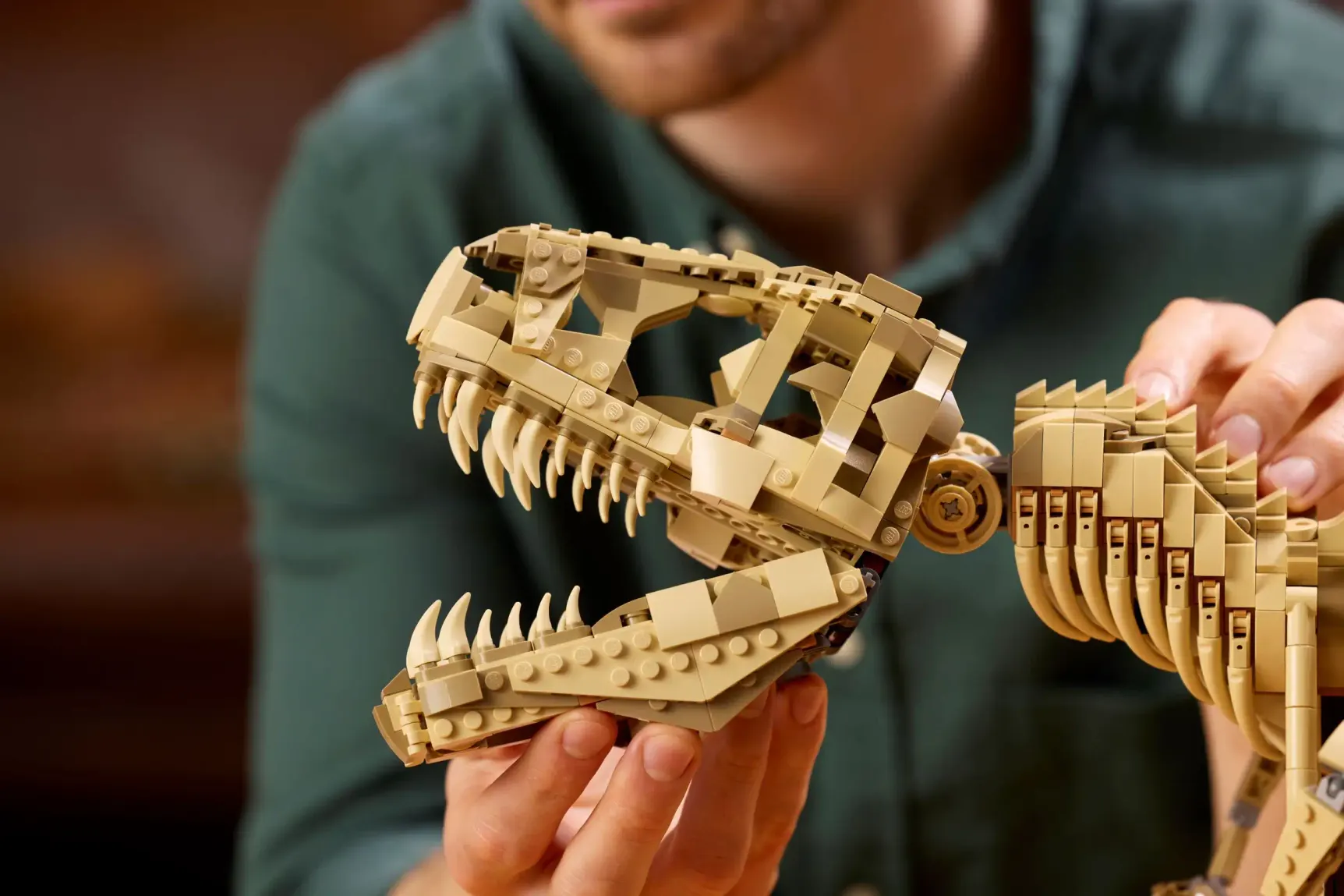 LEGO Dinosaur Fossils: Tyrannosaurus rex, detail view 1