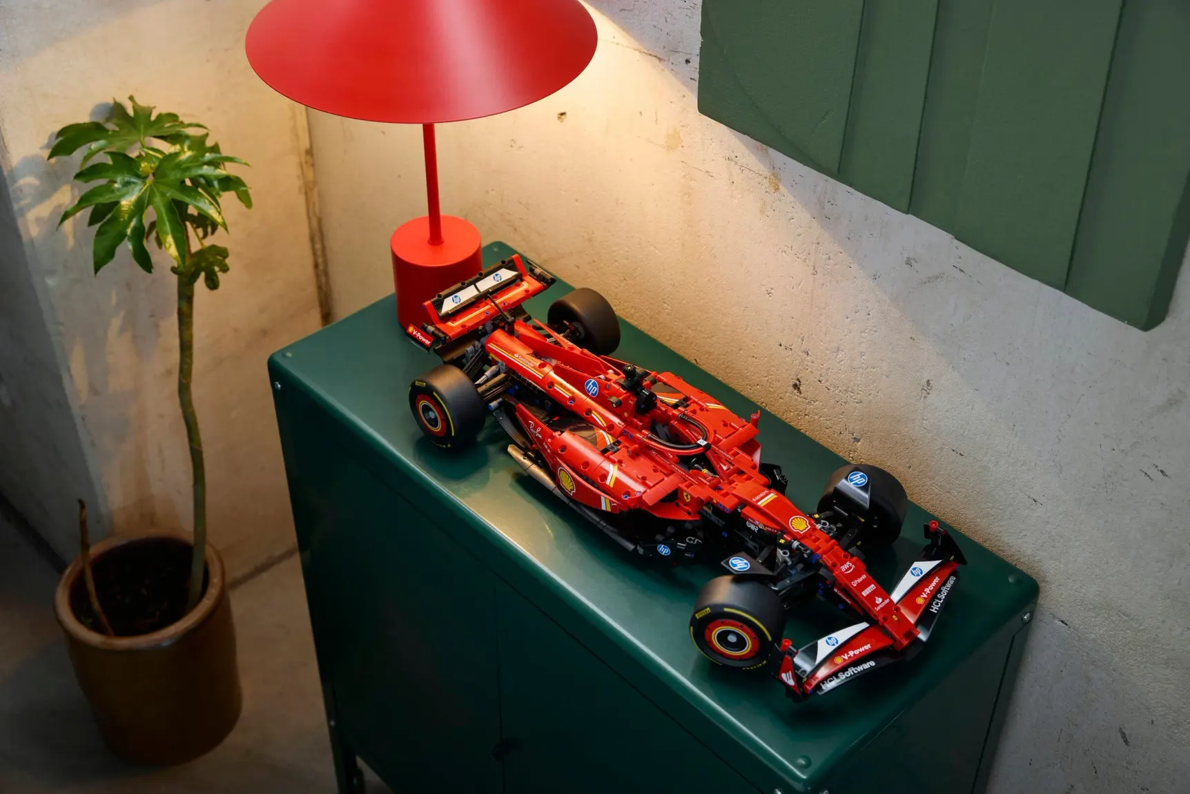 LEGO Ferrari SF-24 F1 Car (42207) fully built