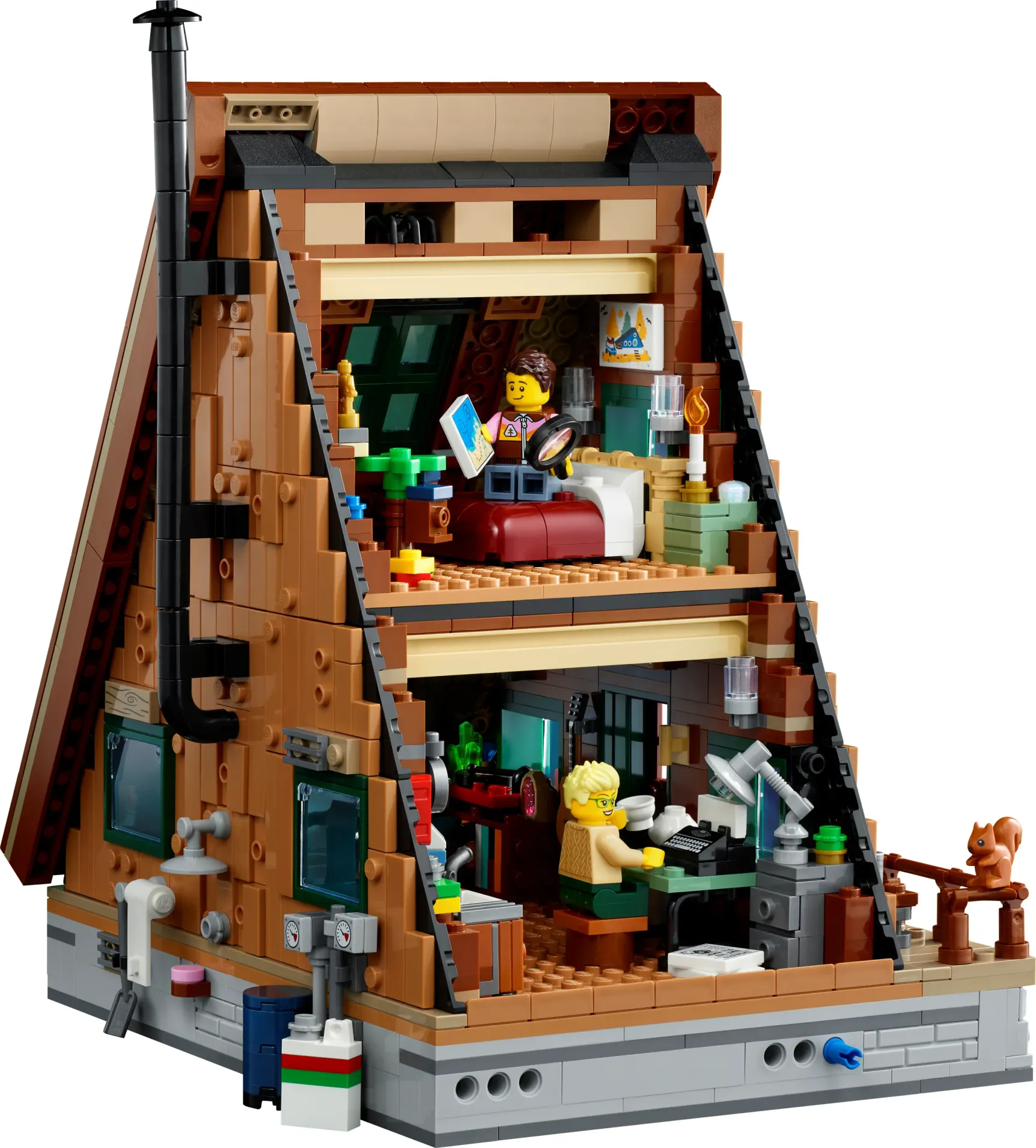 LEGO La maison en A, vue de détail 1