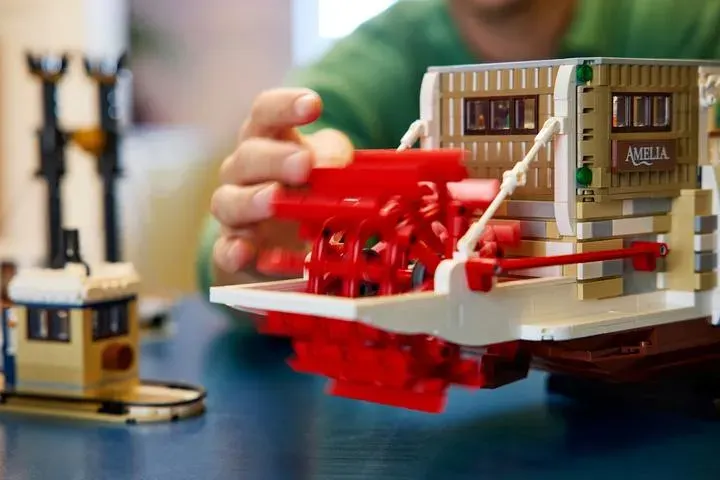 LEGO Le bateau à aubes, vue de détail 3