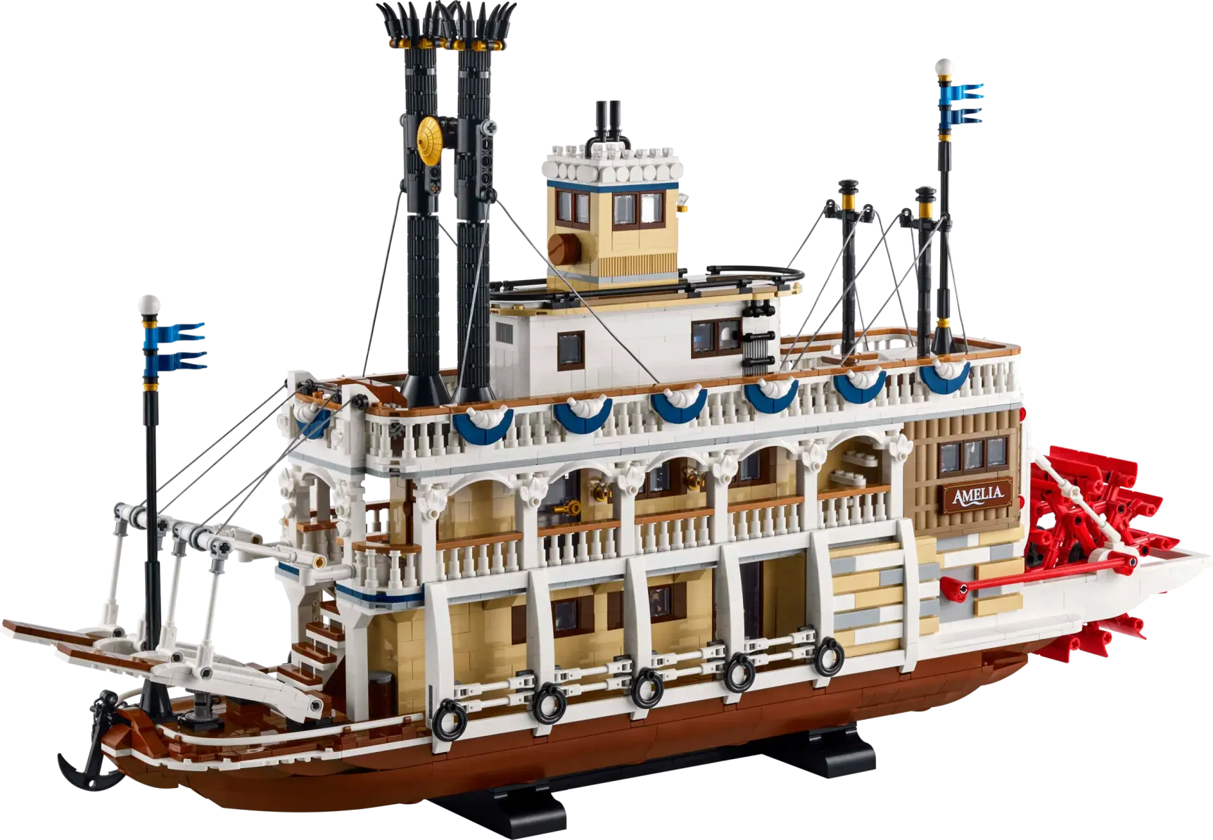 Set LEGO Le bateau à aubes (21356)