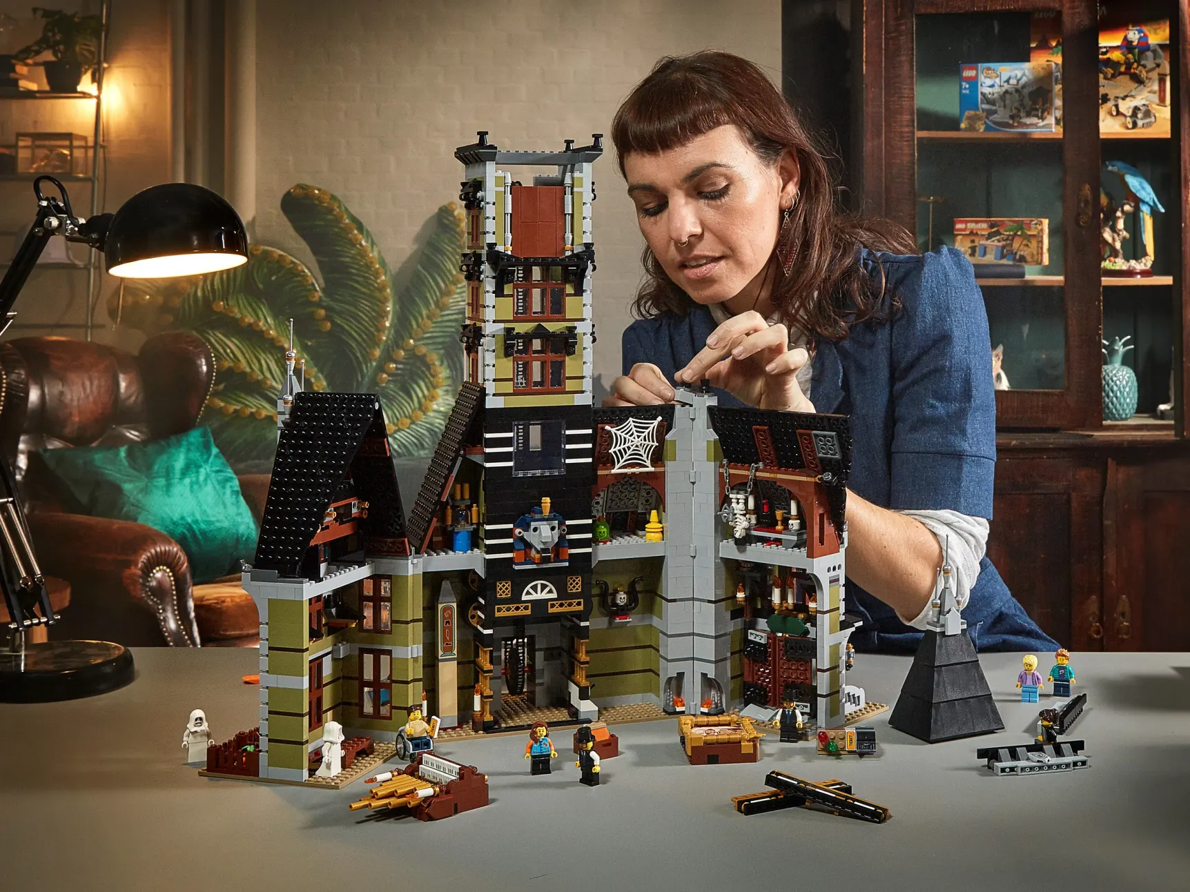 LEGO La maison hantée de la fête foraine, vue de détail 5