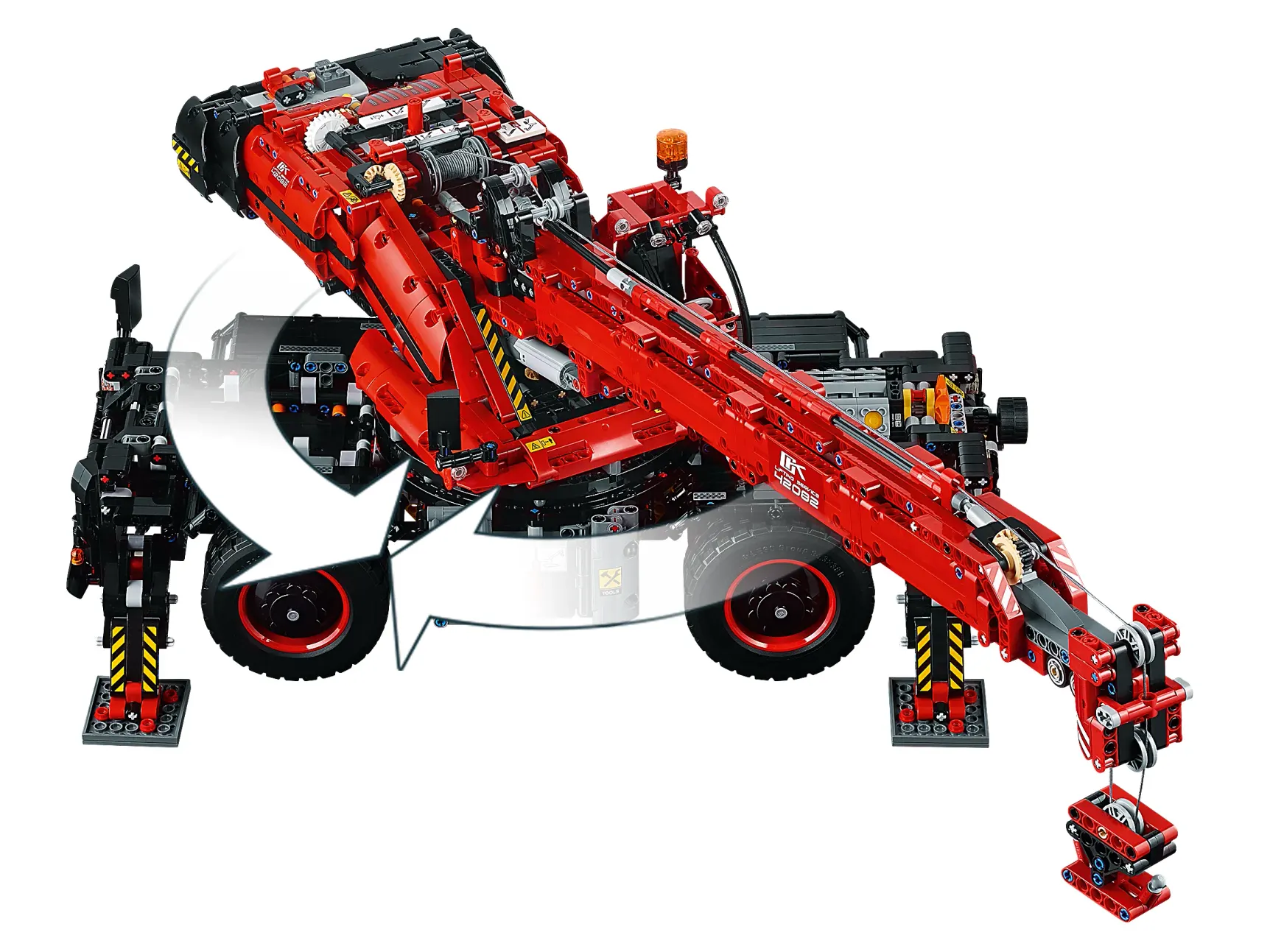 LEGO La grue tout-terrain, vue de détail 2