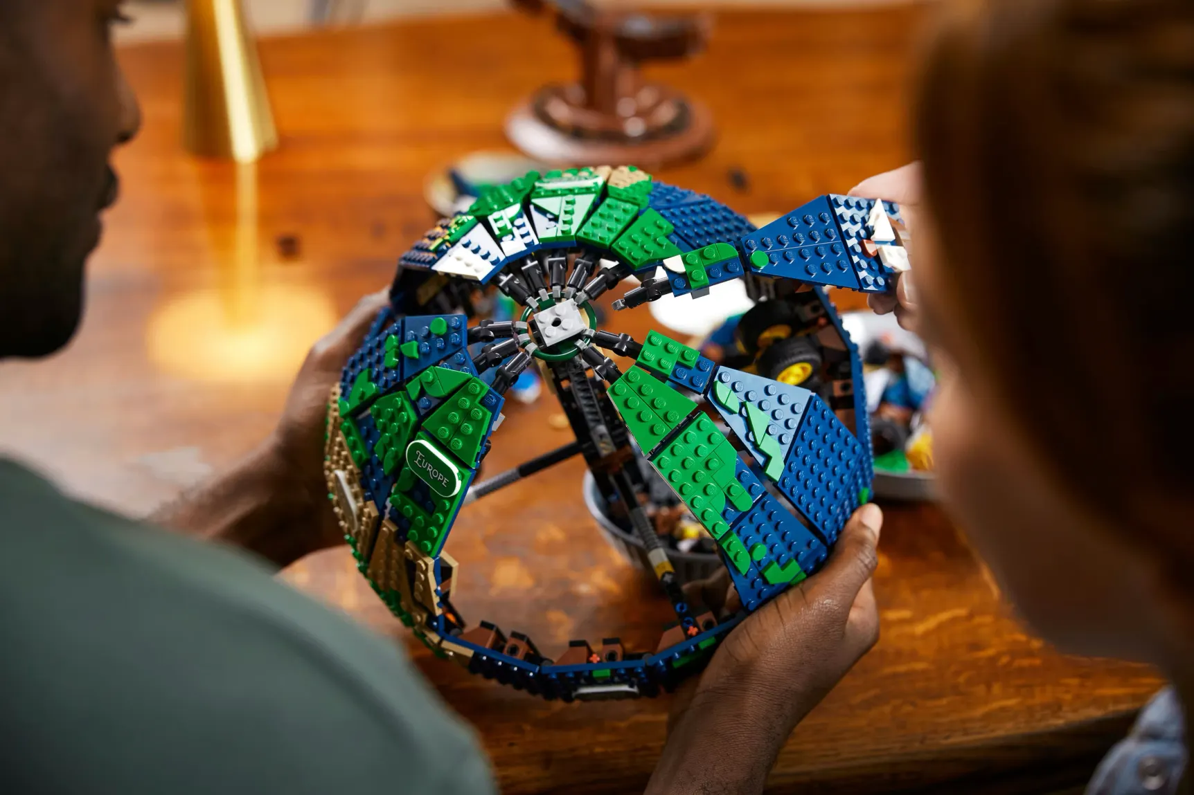 LEGO Mappamondo, dettaglio 1