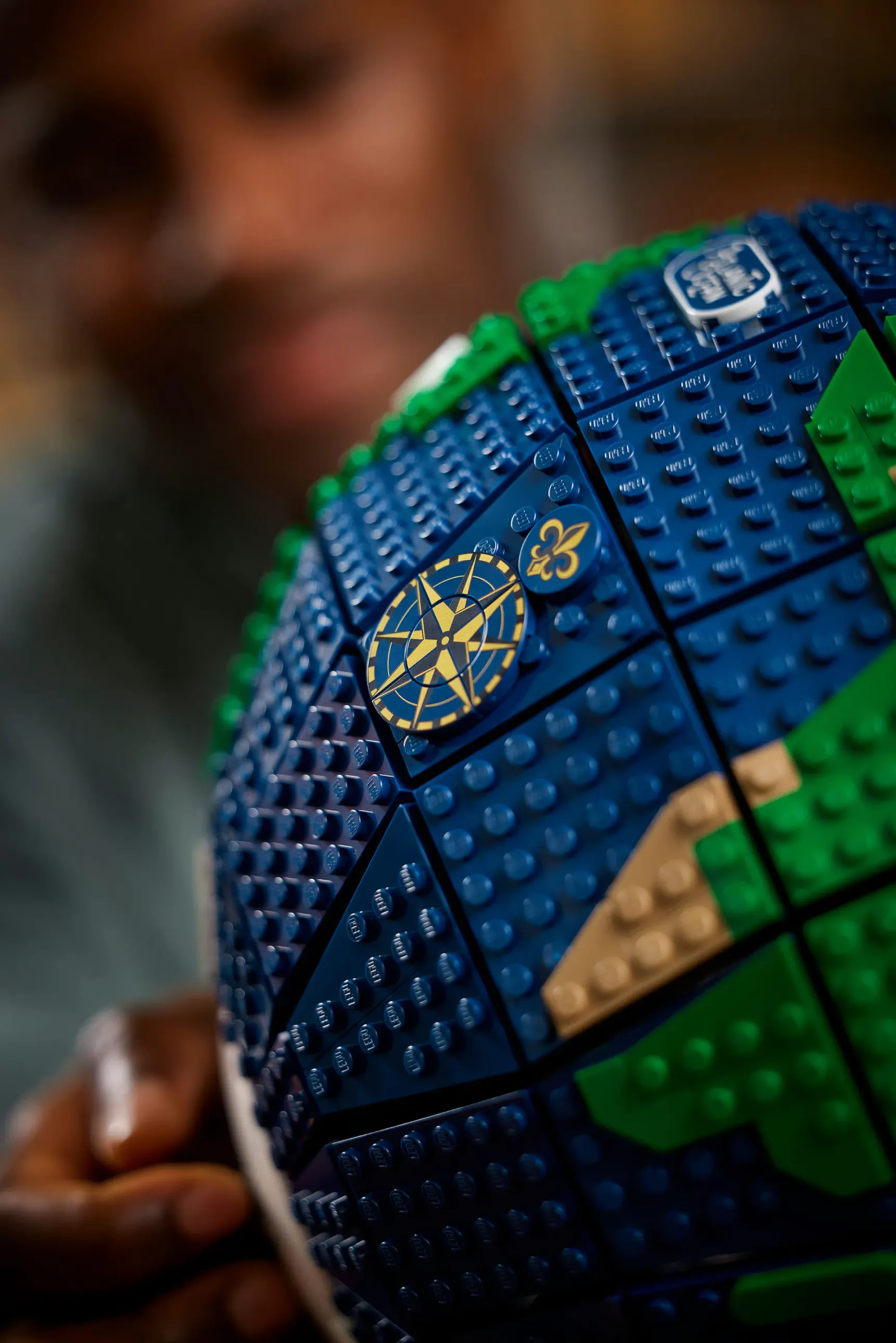 LEGO Mappamondo, dettaglio 3