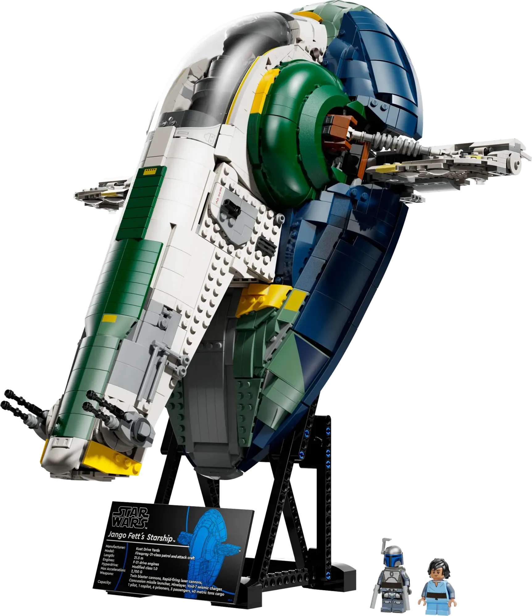 Set LEGO Le vaisseau de classe Firespray de Jango Fett (75409)