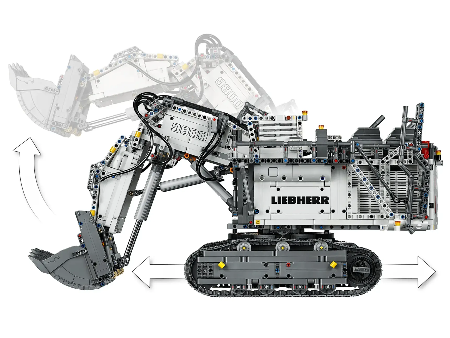 LEGO Escavatore Liebherr R 9800, dettaglio 1