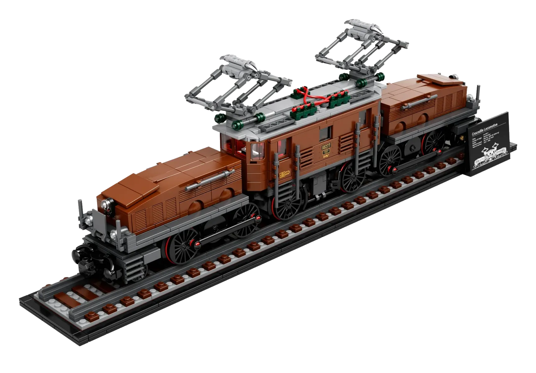 Set LEGO Locomotiva Coccodrillo (10277)