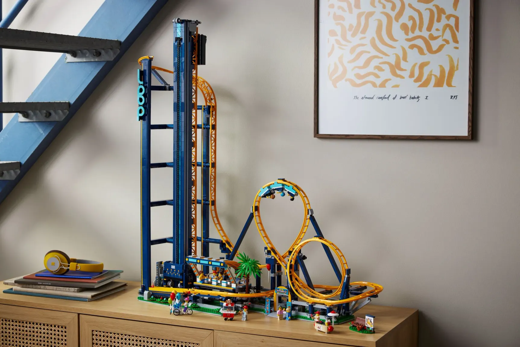 LEGO Looping-Achterbahn (10303) fertig aufgebaut