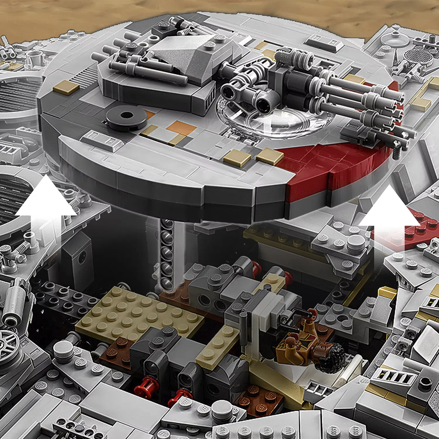 LEGO Millennium Falcon, dettaglio 6