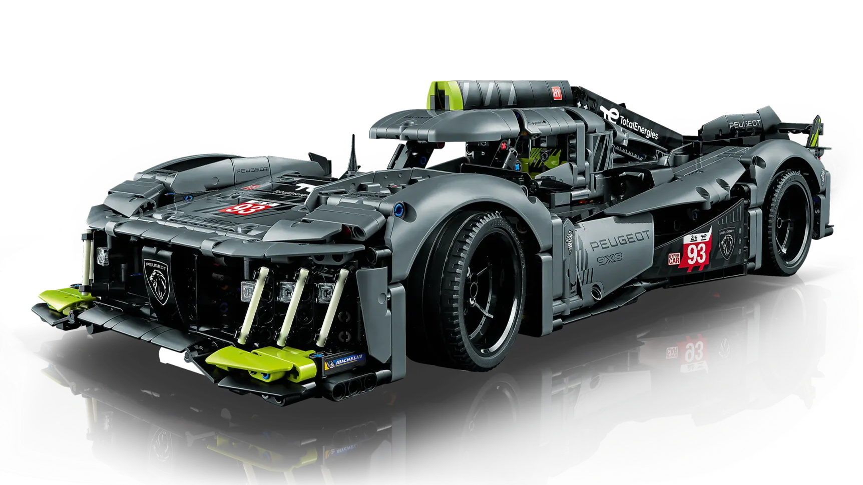 LEGO Technic Peugeot 9X8 24H Le Mans Hybrid Hypercar, Detailansicht 1