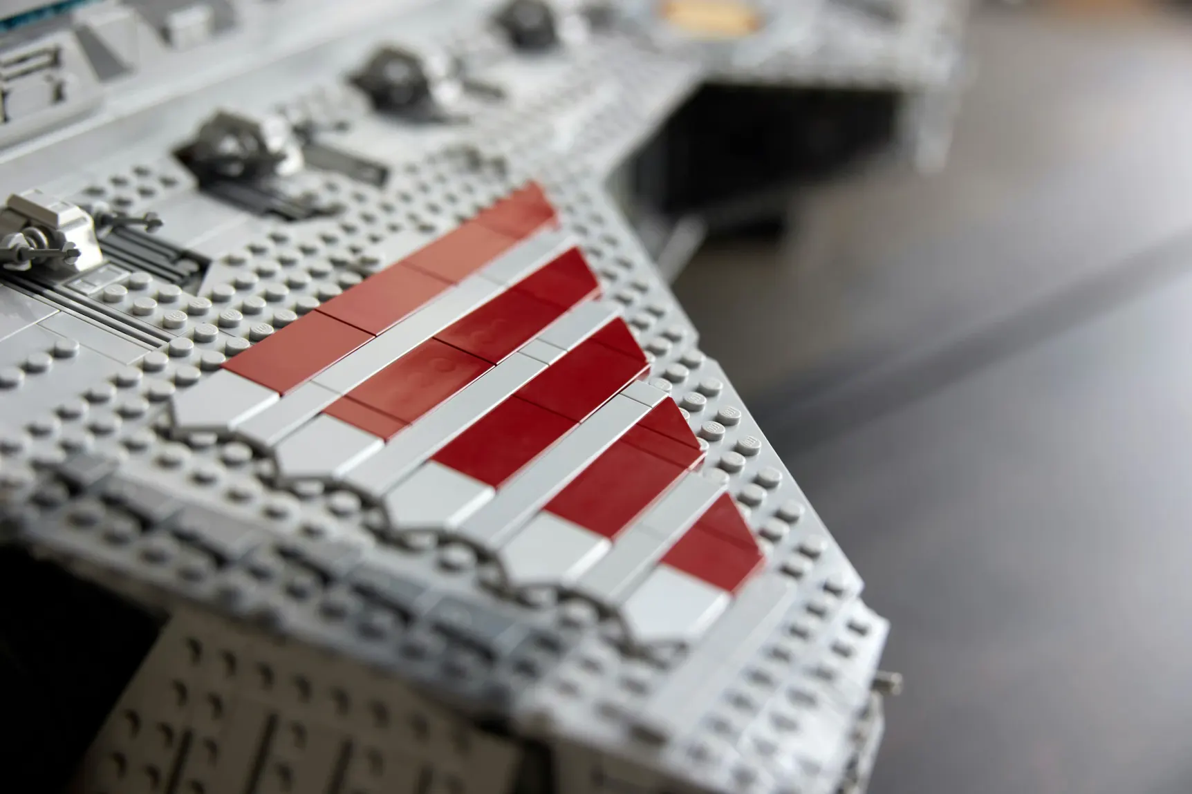 LEGO Croiseur d'assaut de la République de classe Venator, vue de détail 2