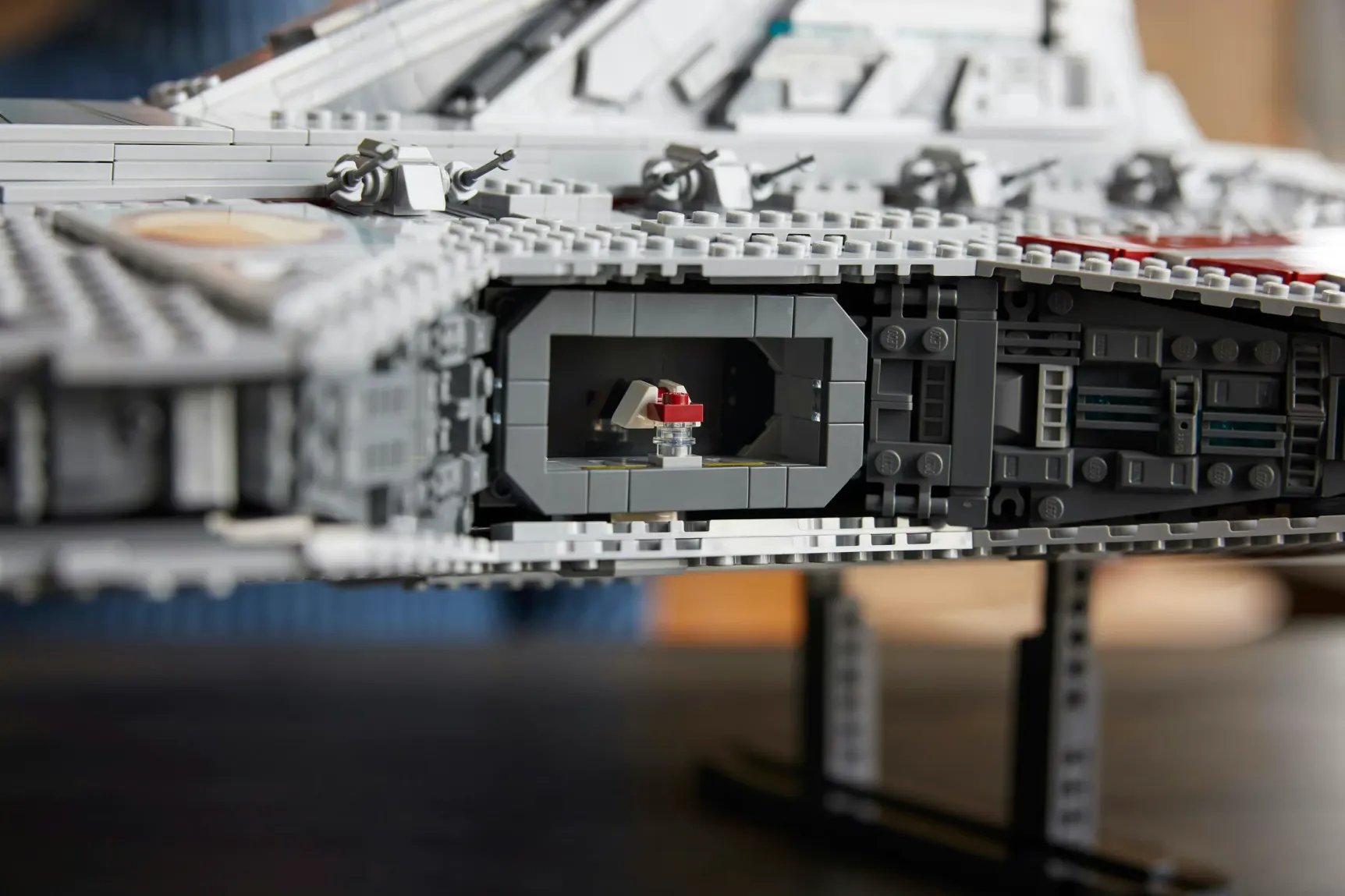 LEGO Croiseur d'assaut de la République de classe Venator, vue de détail 3