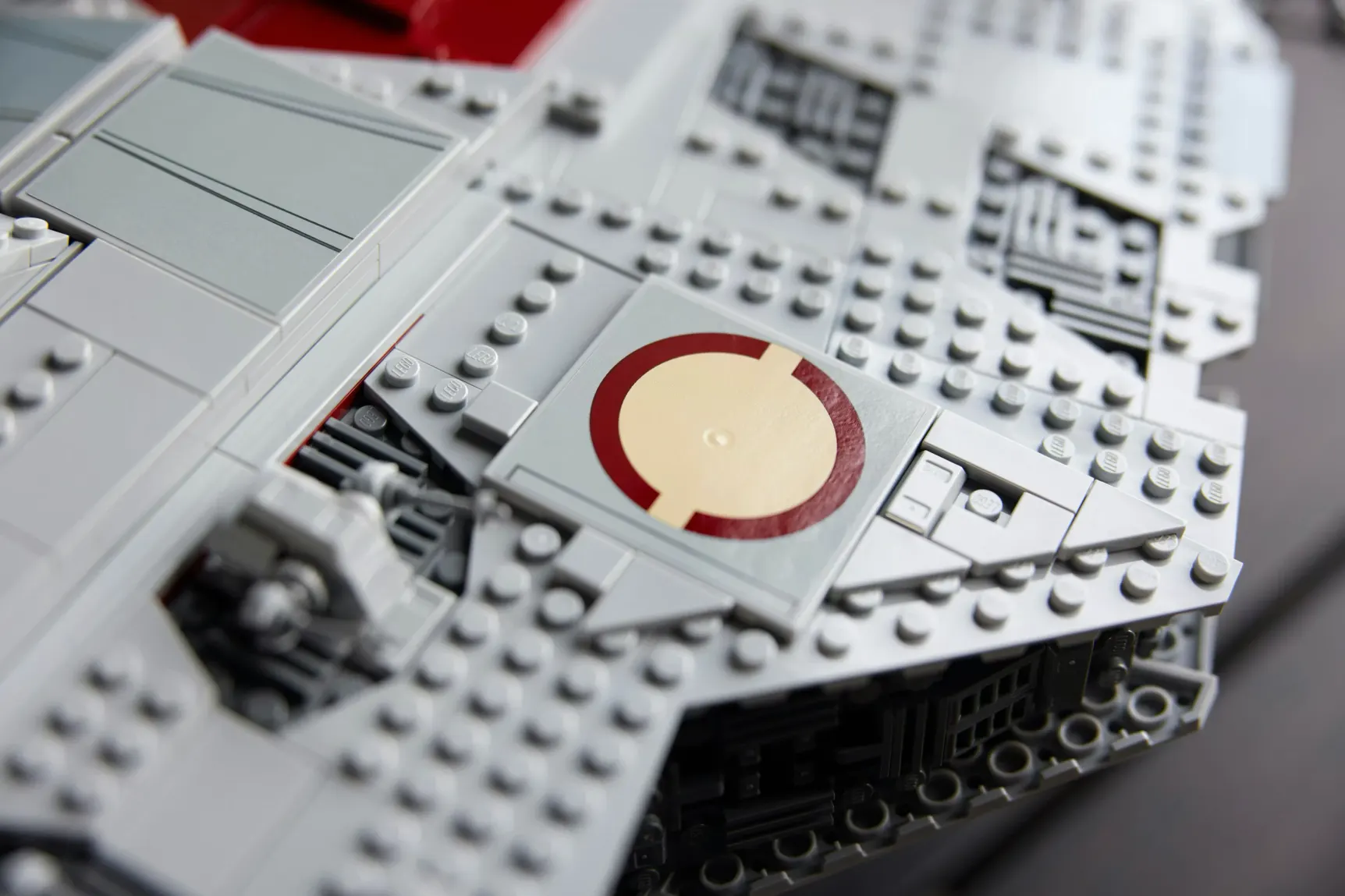 LEGO Croiseur d'assaut de la République de classe Venator, vue de détail 4