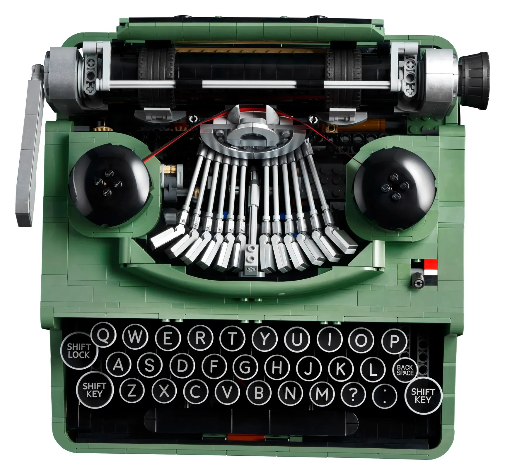 LEGO Typewriter, detail view 3