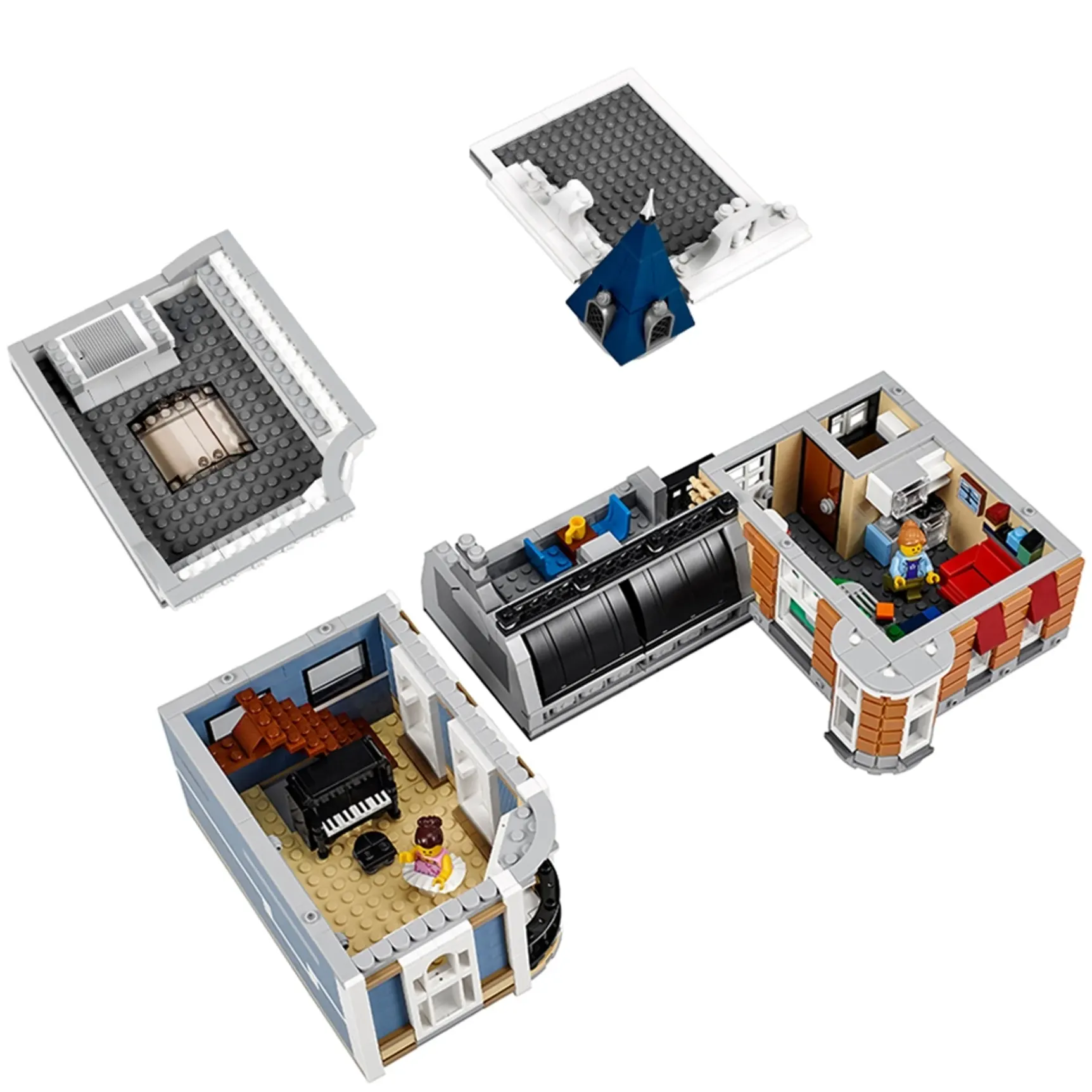LEGO La place de l'Assemblée, vue de détail 4