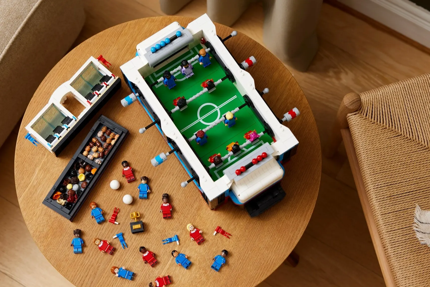 LEGO Il calcio balilla (21337) completamente montato