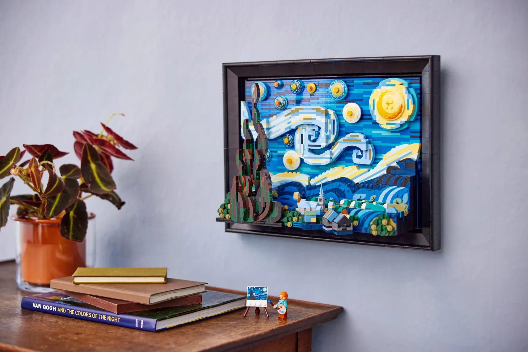 LEGO Vincent van Gogh – The Starry Night (21333) fully built