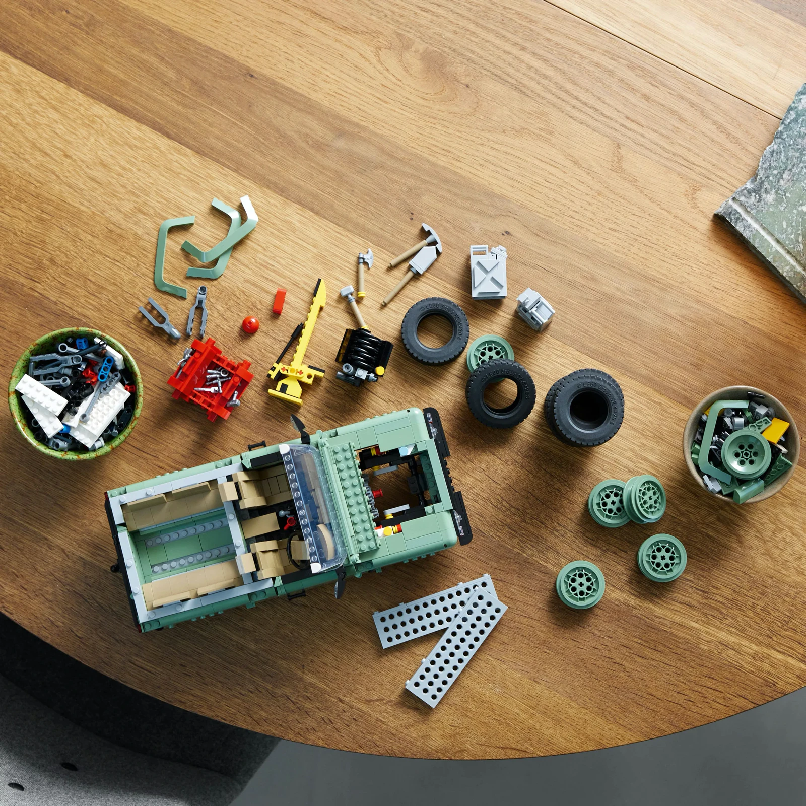 Klassischer Land Rover Defender 90 Detail Gallerie